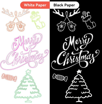 Double-Line Outline Pens Set – DIY Colorful Highlighter Markers