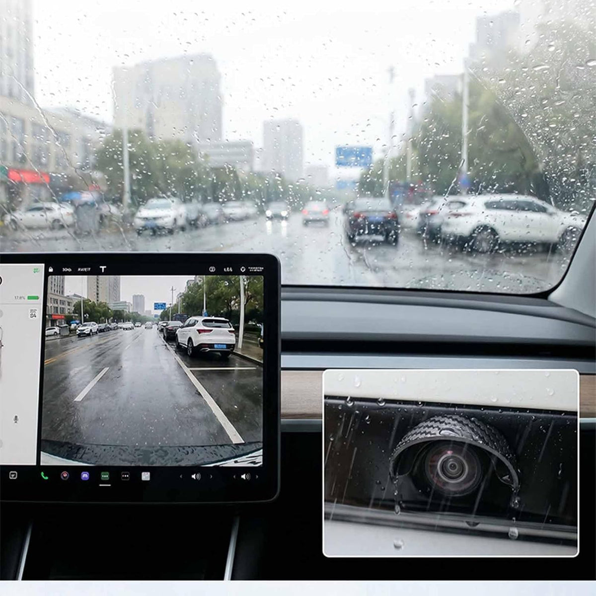 10PCS Backup Camera Rain Shield, Backup Camera For Car Anti-Rain Cover