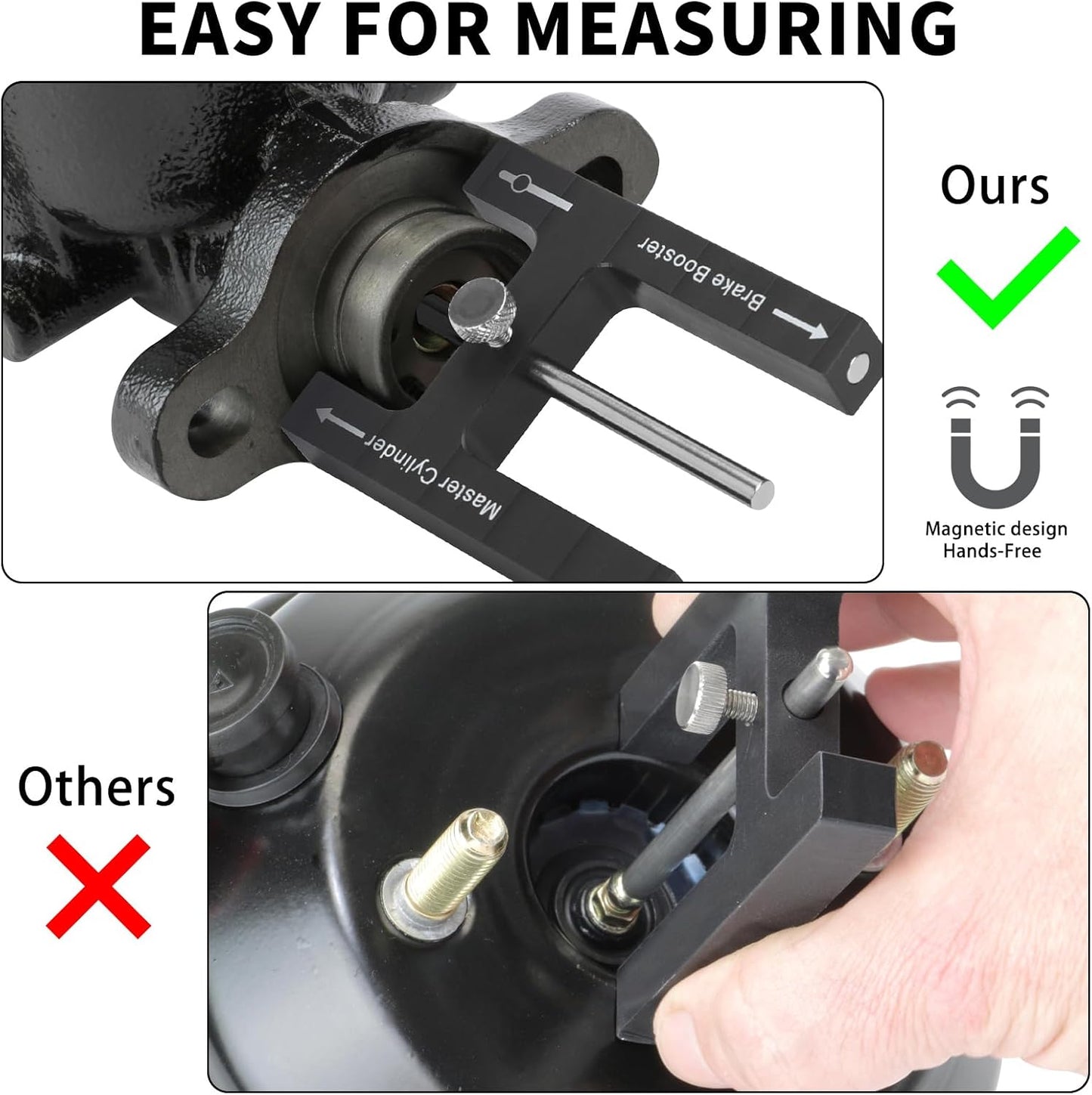 Brake Adjustment Tool With A Magnetic Ddesign