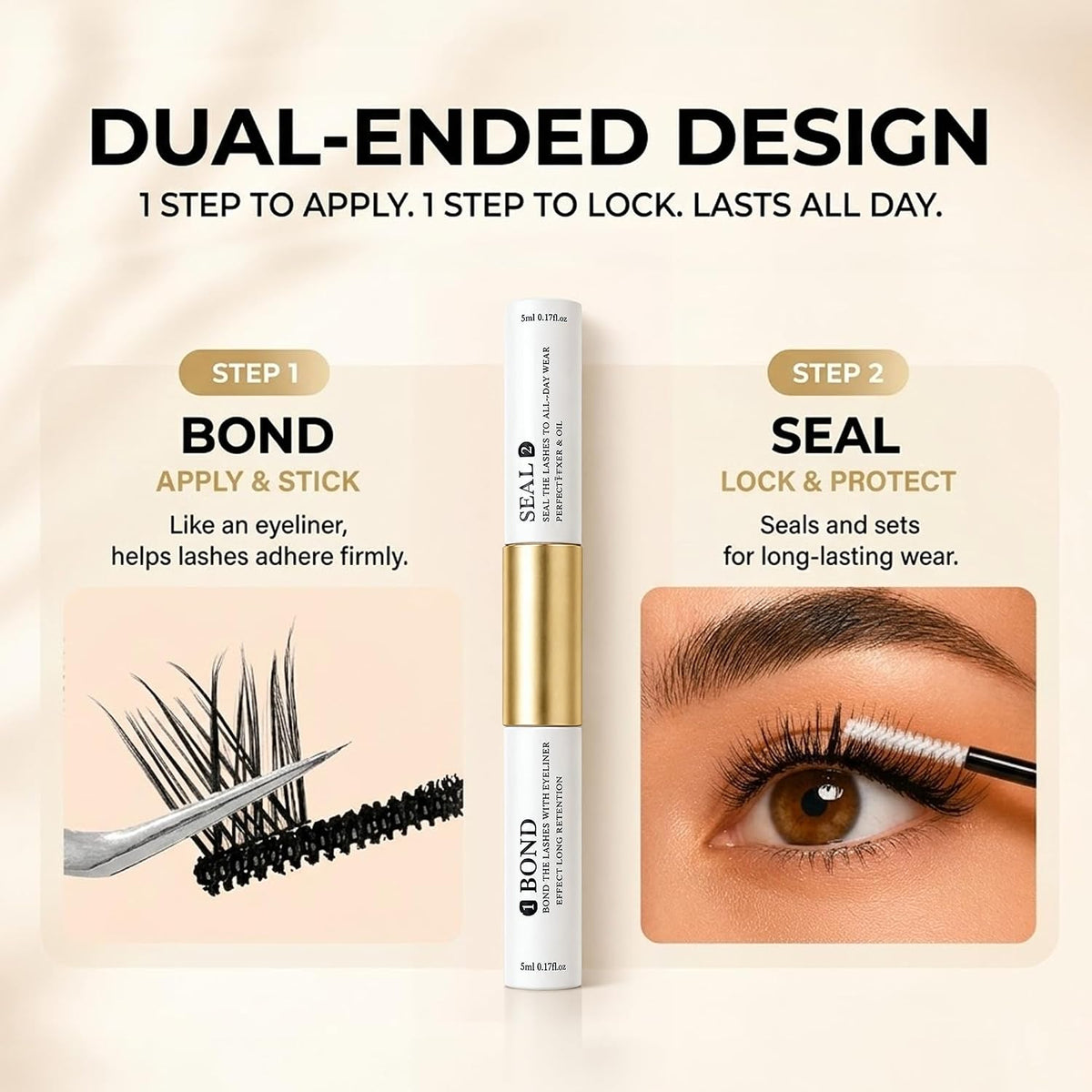 Bond and Seal Lash Glue Strong Hold for 72 Hours