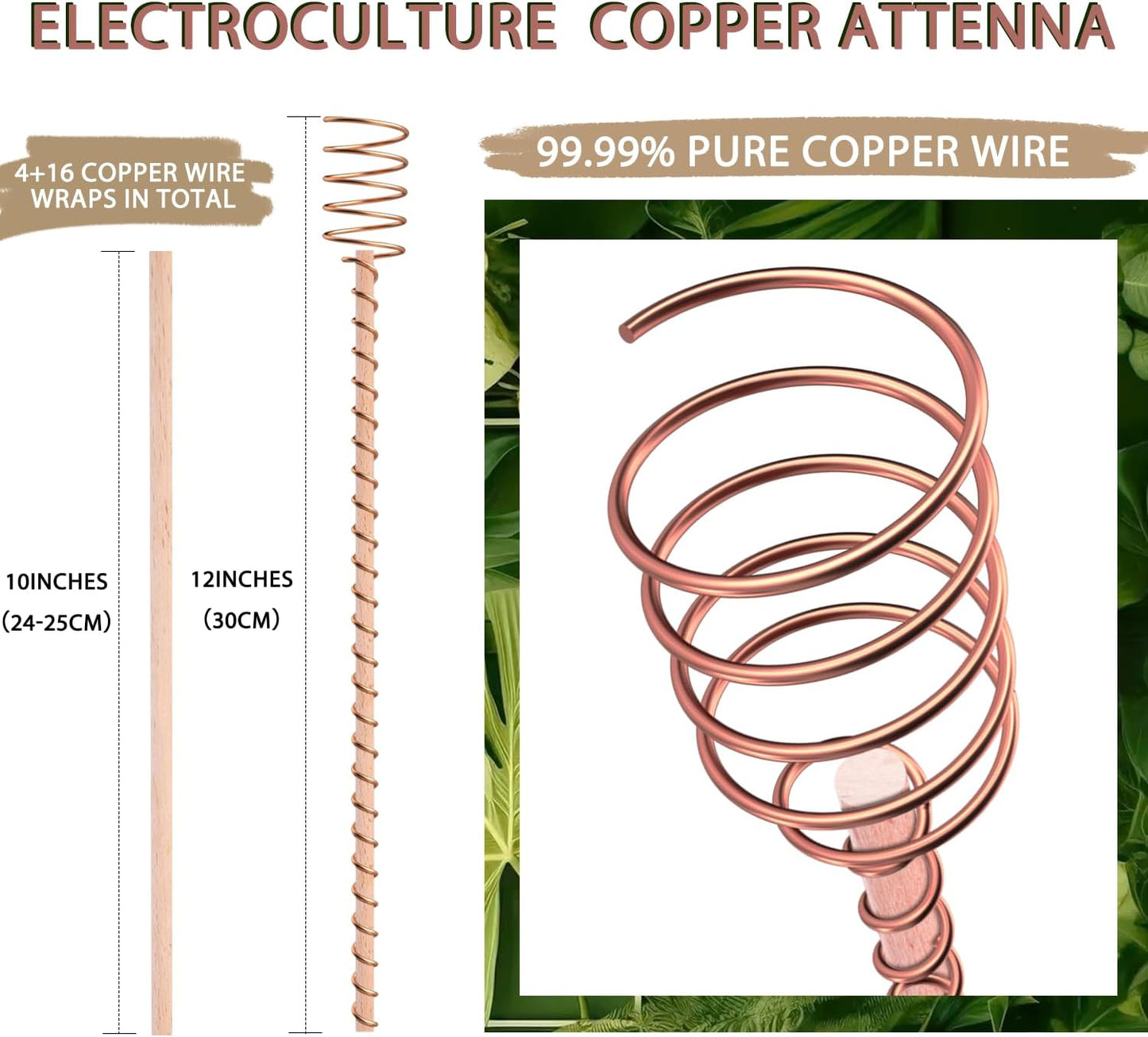 Electro-coil Antenna Plant Support for High-yield Vegetable Cultivation