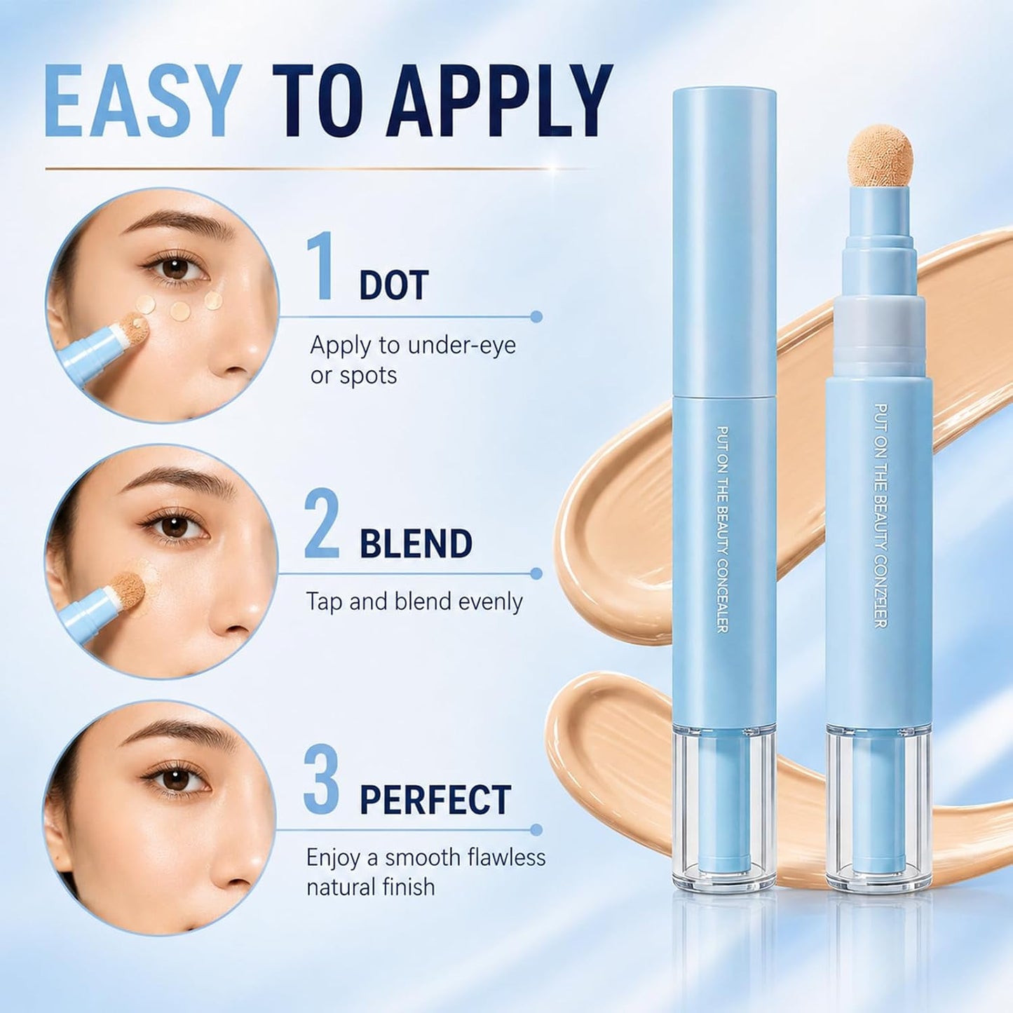 2-in-1 Dual-Effect Concealer & Foundation Pen