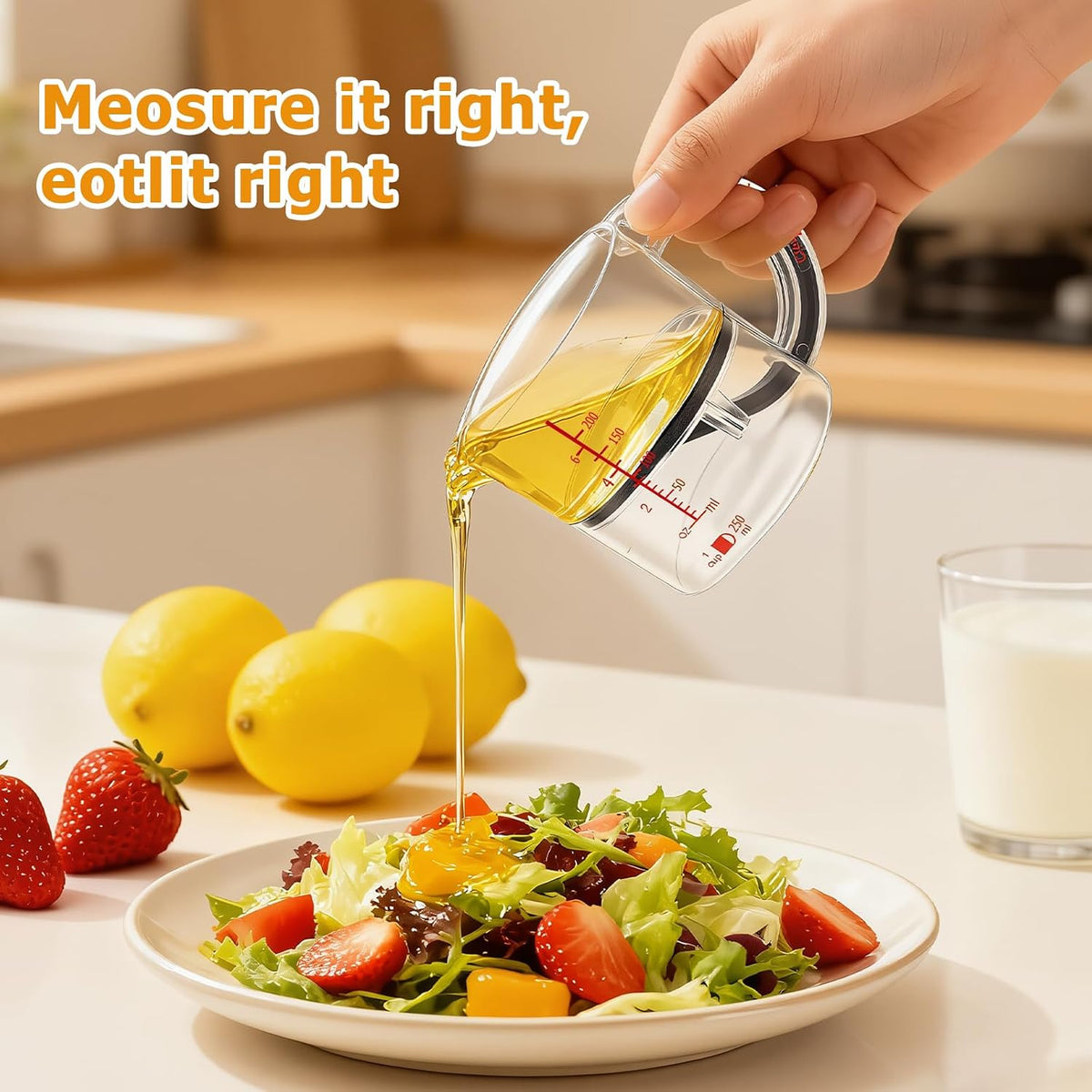 4-In-1 Adjustable Measuring Cup For Liquid & Dry