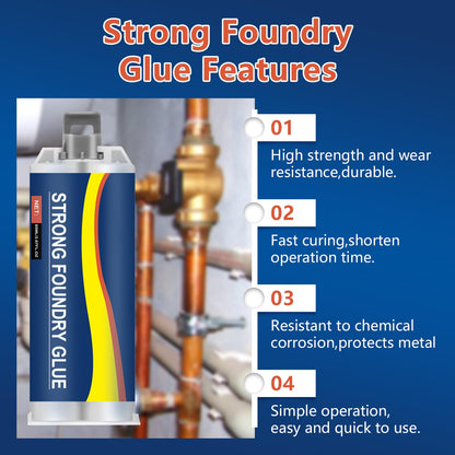 Metal Glue Heavy Duty Weld-Strong Foundry Glue-85ML