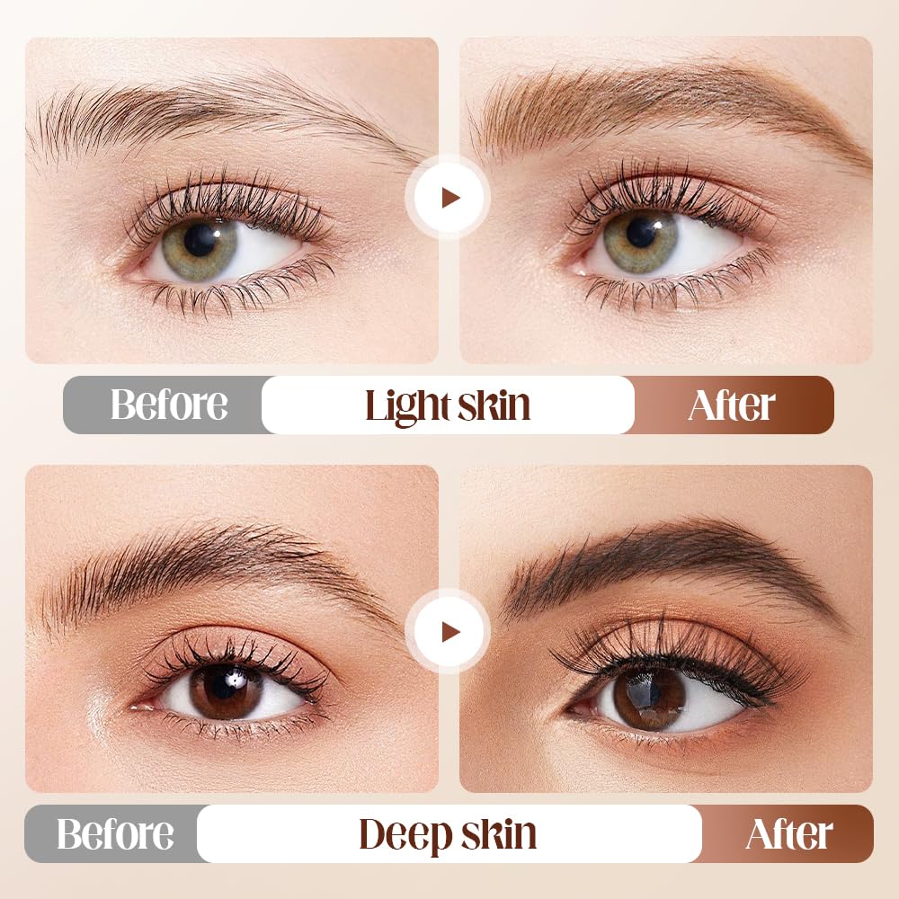 Eyebrow Dye Cream - Long Lasting Waterproof Smudge proof Liquid Eyebrow Gel