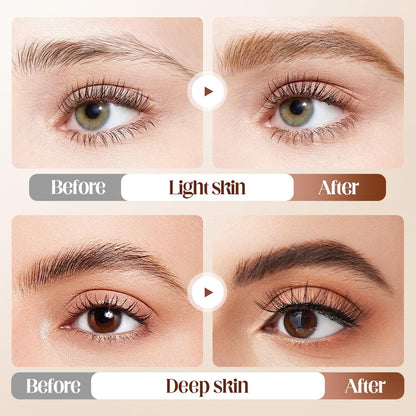 Eyebrow Dye Cream - Long Lasting Waterproof Smudge proof Liquid Eyebrow Gel
