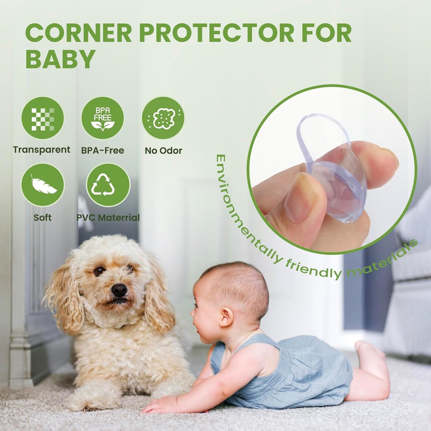 16 Pack Table Corner Protector for Baby Safety Child Proofing