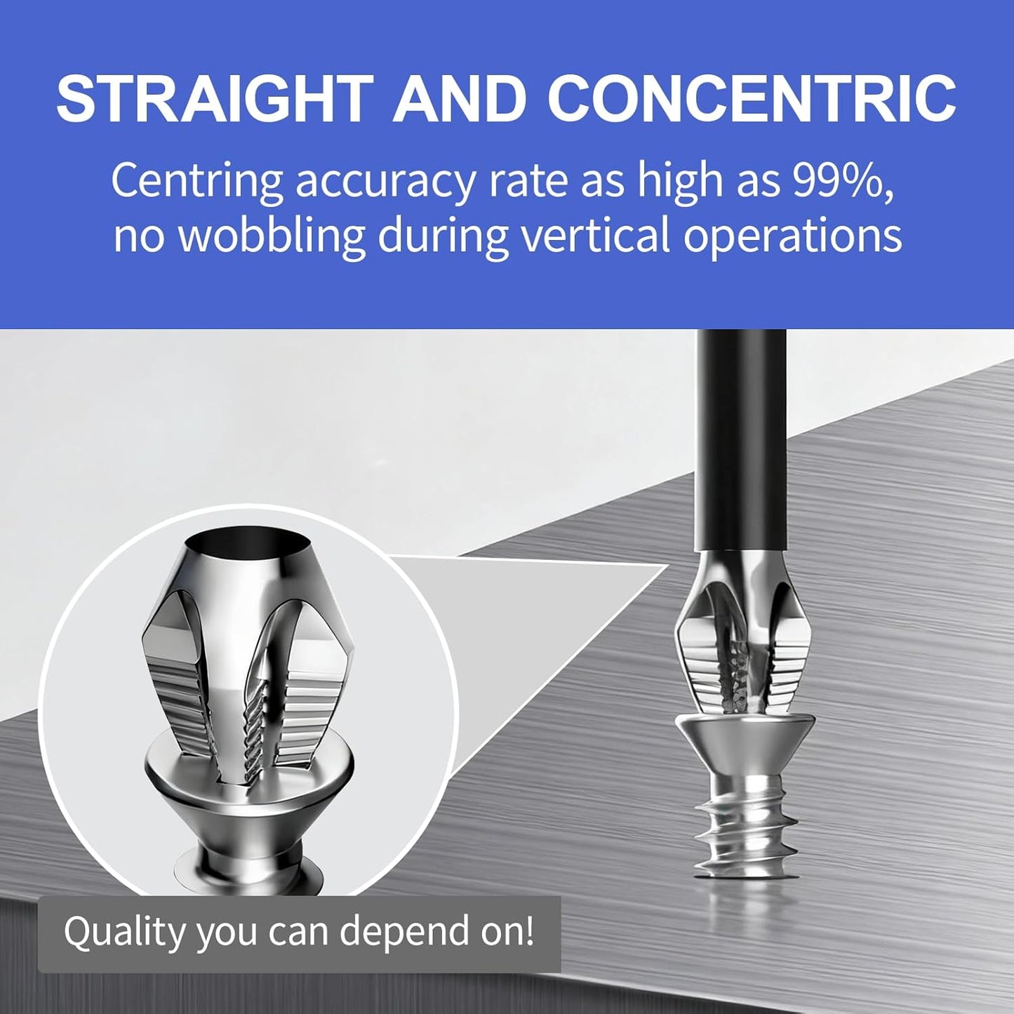 High Magnetic Screwdriver Drill Bit Set, 25 50 65 70 75 90 100 120 150mm (9Pcs)