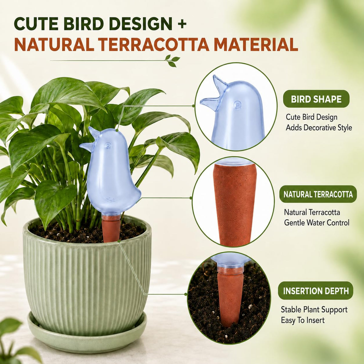 Bird Modelling Automatic Watering Device