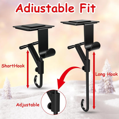 No-Drill Fireplace Stocking and Garland Hanger