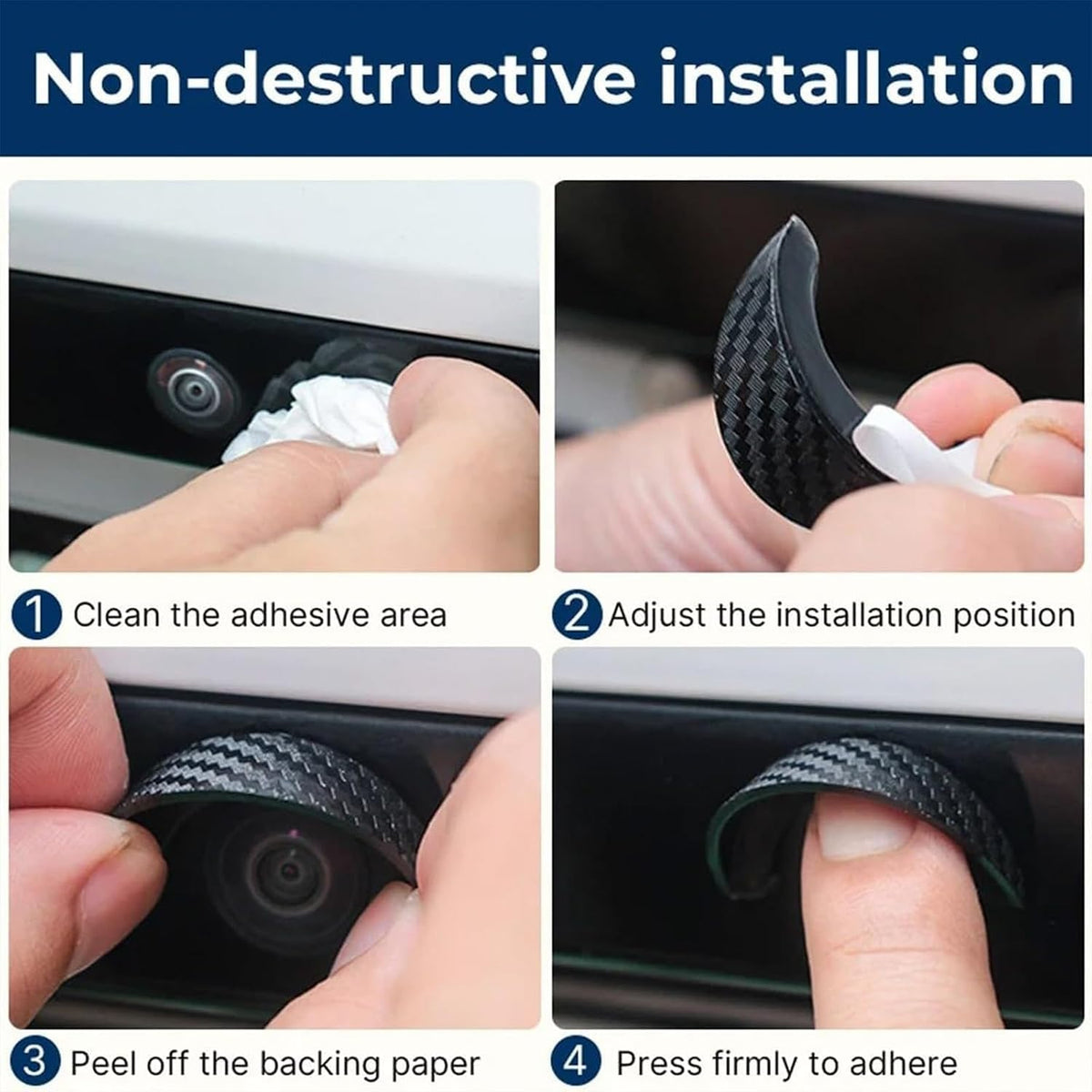 10PCS Backup Camera Rain Shield, Backup Camera For Car Anti-Rain Cover