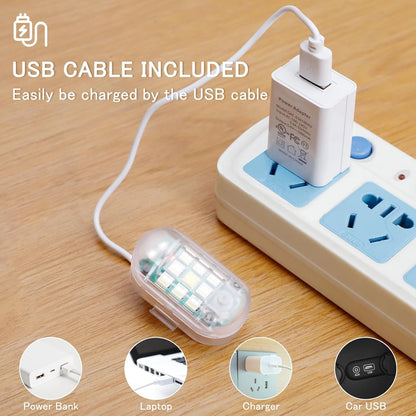 Wireless Remote Control Anti-Collision LED Strobe Lights Kit