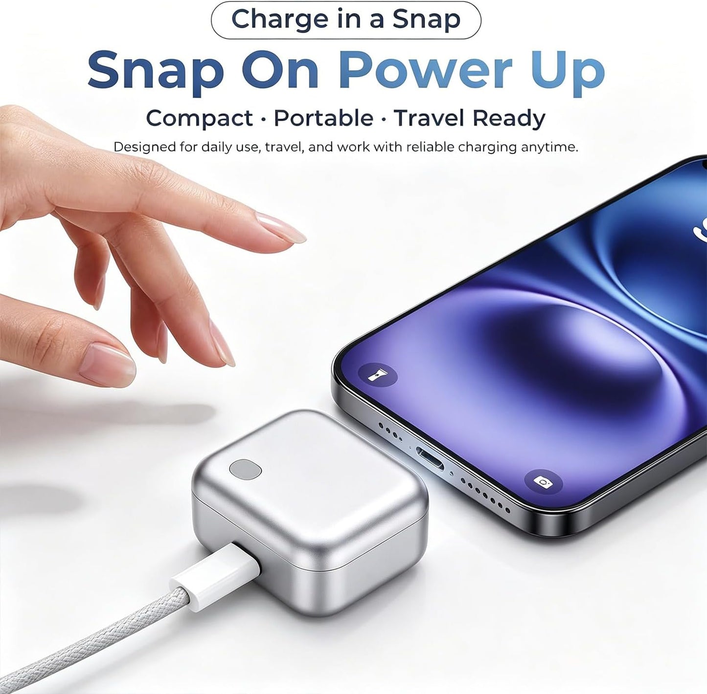 140W Smart Auto-Cutoff Charging Adapter – Prevents Overcharging