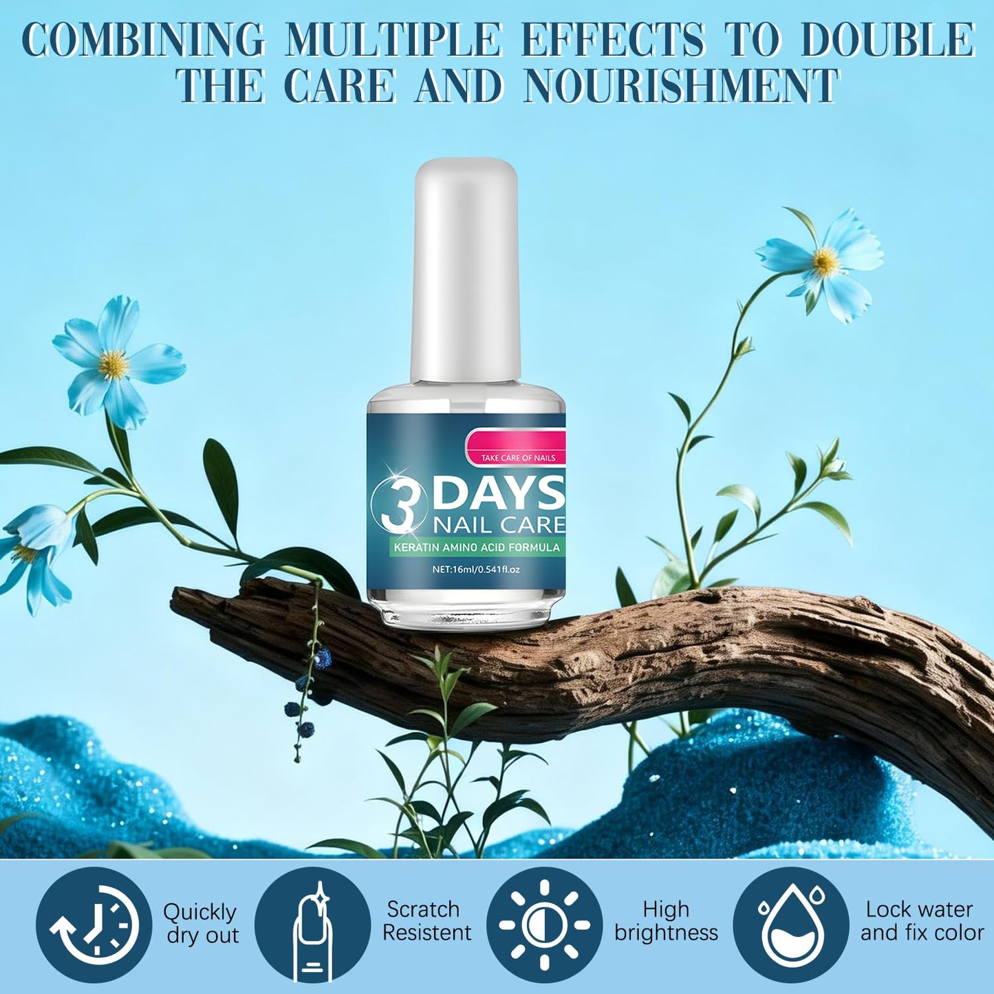 Nail Care Oil for Dry, Weak, Fragile and Damaged Nails