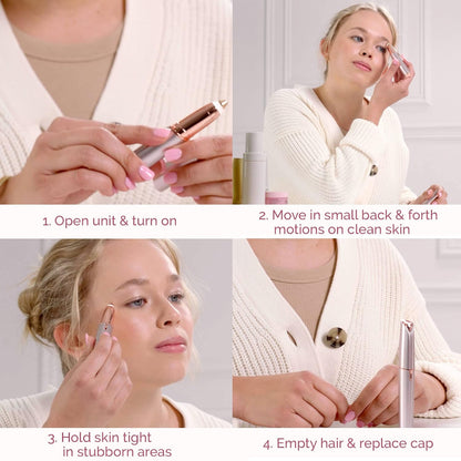 Electric Eyebrow Trimmer – Instant, Painless Eyebrow Grooming