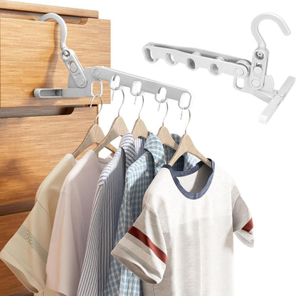 Portable Travel Hanger with 5 Holes for Balcony, Laundry Room and Outdoor