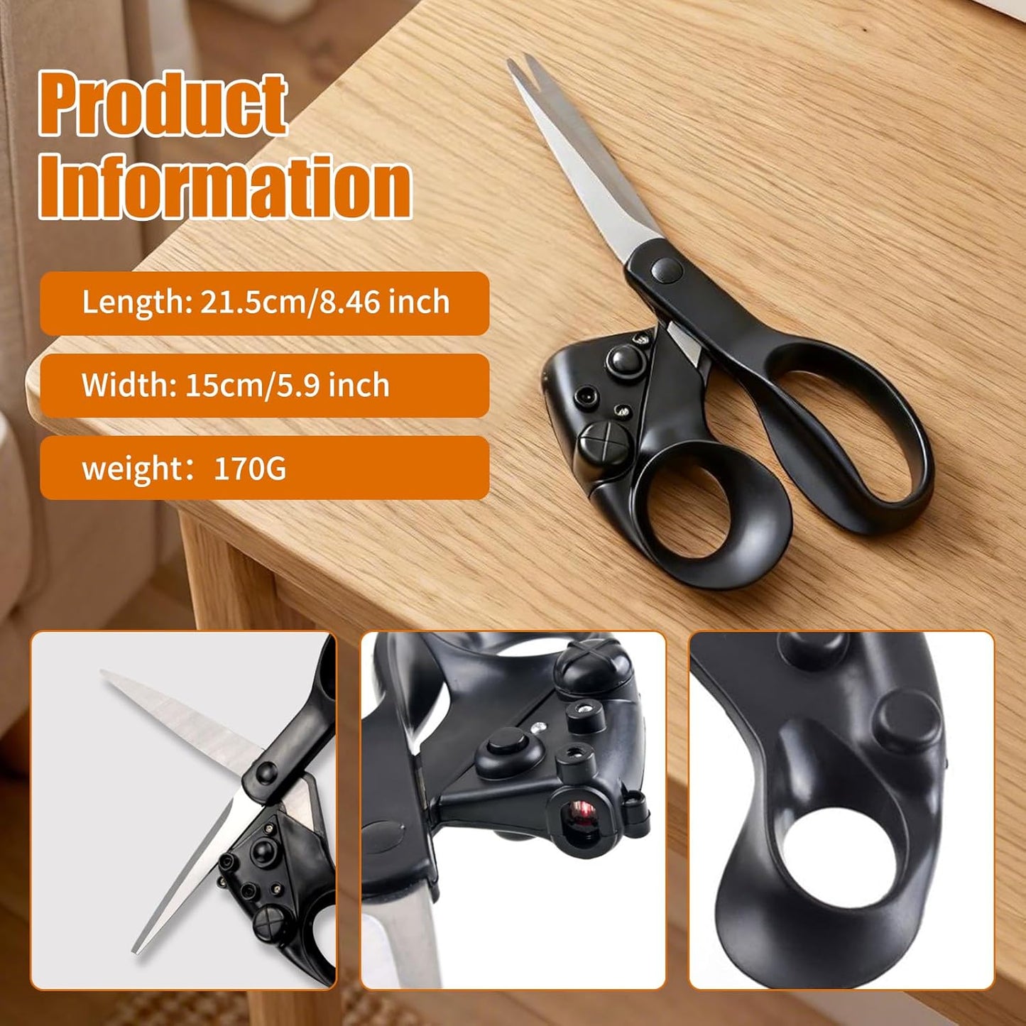 Professional Laser Guided Fabric Scissors, Capable Of Fast Direct Cutting