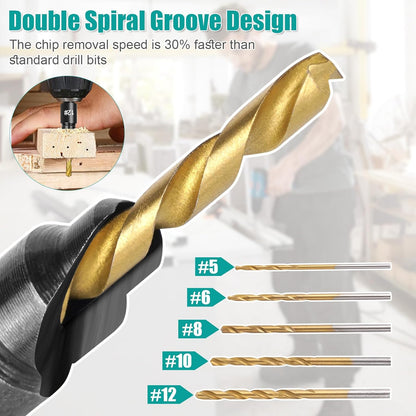 Hex Shank Countersink Drill Bit Power Tools Accessories for Plastic Metal Woodworking Tool