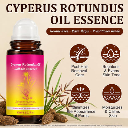 Natural Cyprus CypressRotundus Oil - Soothes Skin &Minimizes Pores-60ml