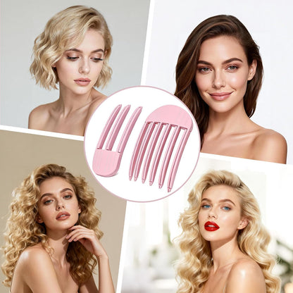 2Pack 3-and-6 Teeth Root Lift Volumizing Comb for Curl Enhancement & Fluffy Fuller Locks