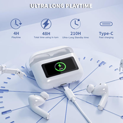 Wireless Bluetooth Headphones - Touchscreen ANC HiFi Sound Quality Headphones
