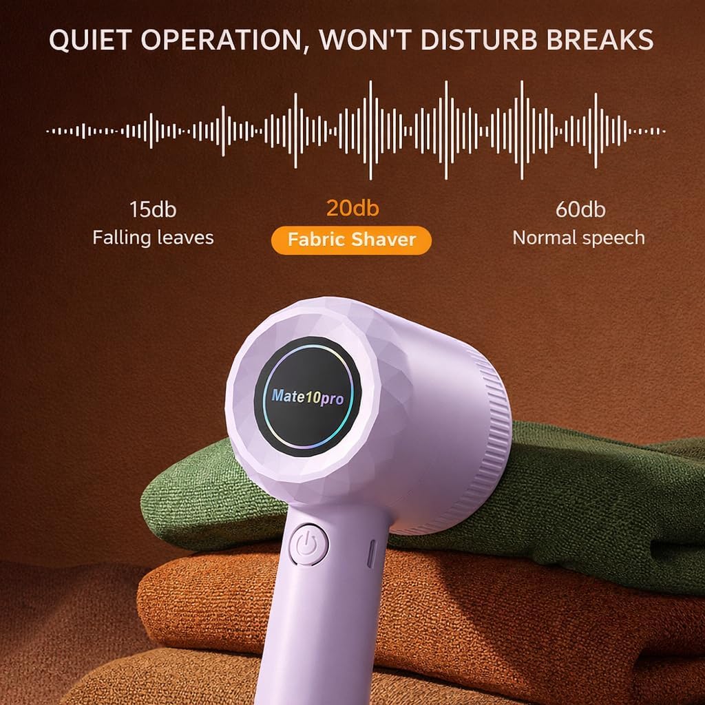 Rechargeable Fabric Lint Shaver for Clothes, Sweaters & Furniture