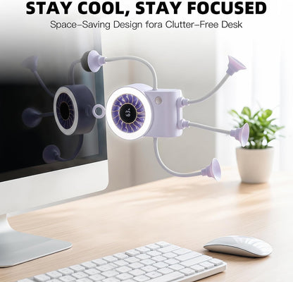 Poseable Alien Mini Fan with Suction Cup