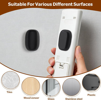 Magnetic Remote Control Holder Self-Adhesive Wall Mount,Upgraded Silicone Organizer Storage Wall Holder