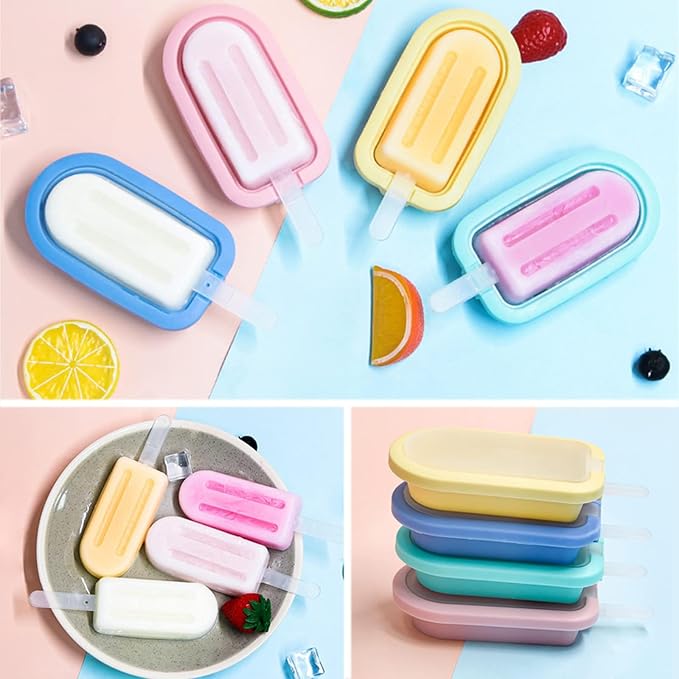 Silicone Popsicle Mold With Sticks – Easy To Release, Reusable