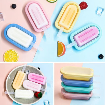 Silicone Popsicle Mold With Sticks – Easy To Release, Reusable