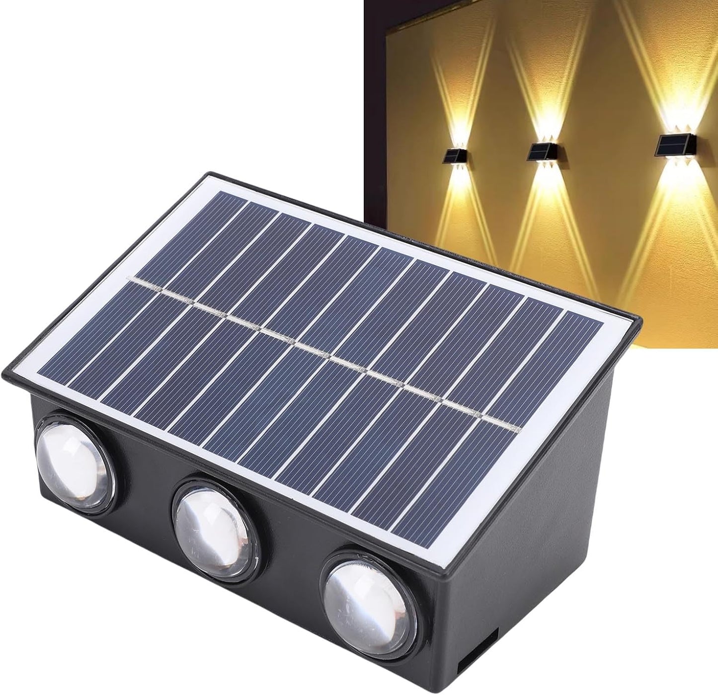 Porch Lights Outdoor Up And Down Illuminated Solar Lights