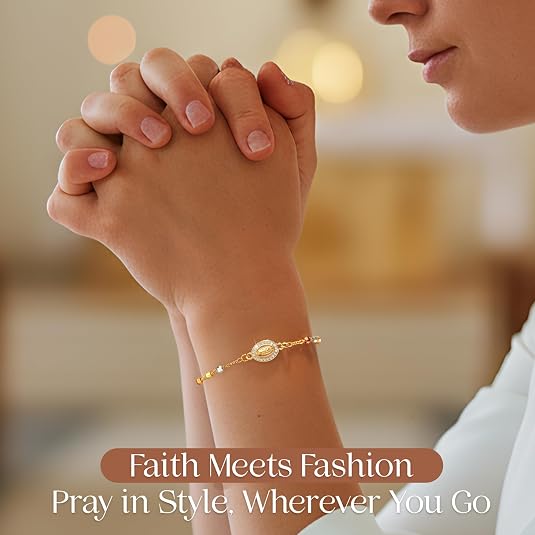Christian Cross Rosary Bracelet – Exquisite Catholic Gift
