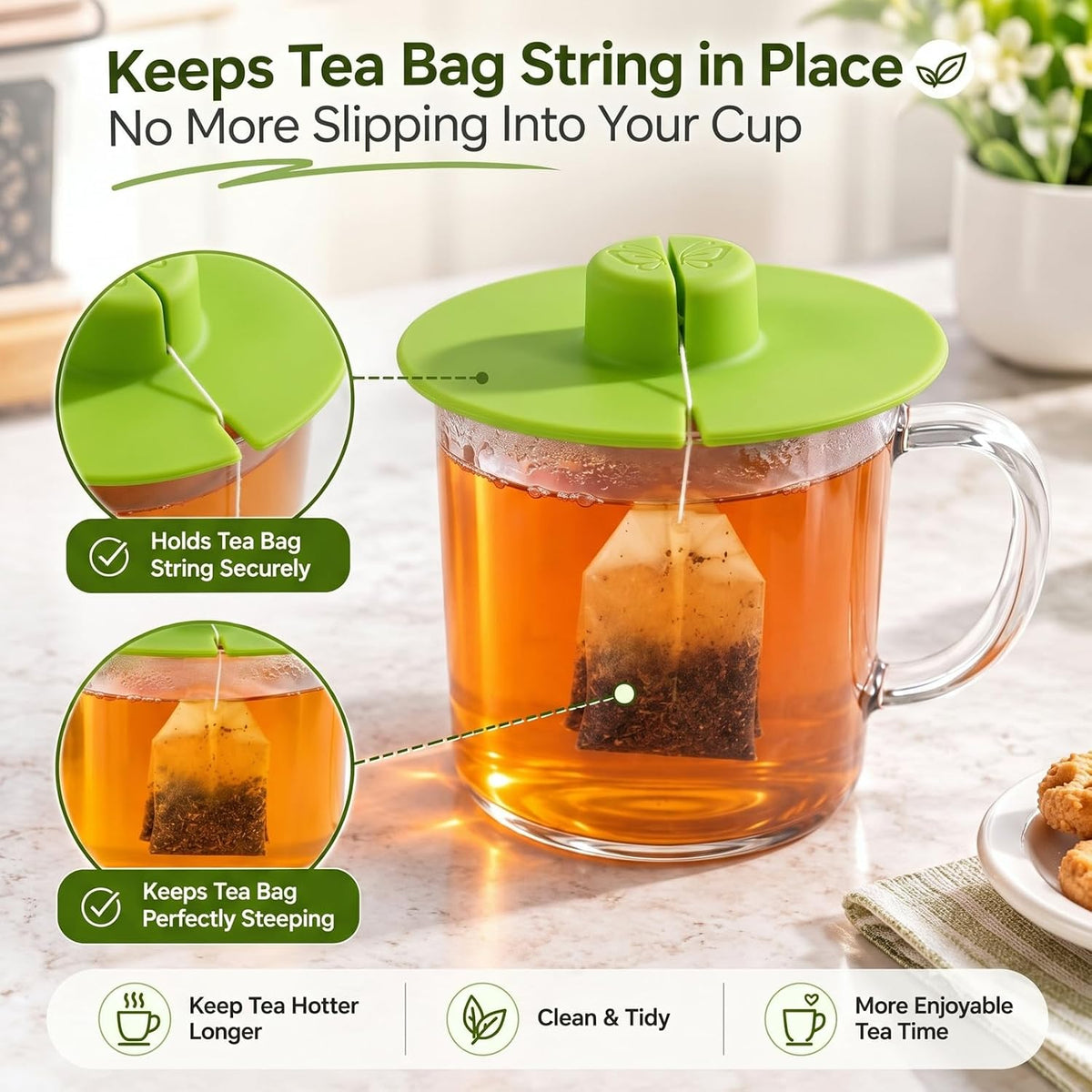 Silicone Tea Bag Holder Tea Bag Squeezer