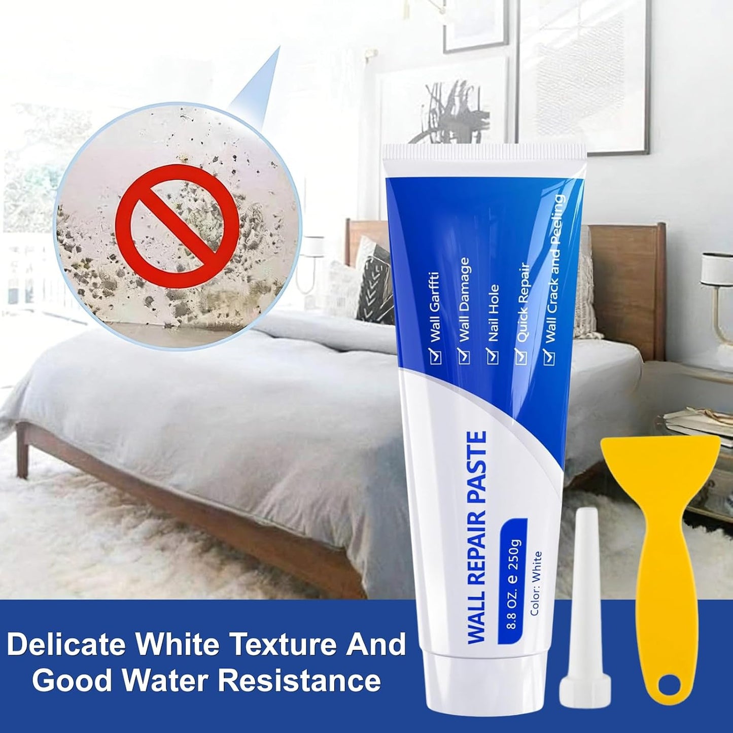 Wall Repair Paste – Wall Repair Kit With Scraper