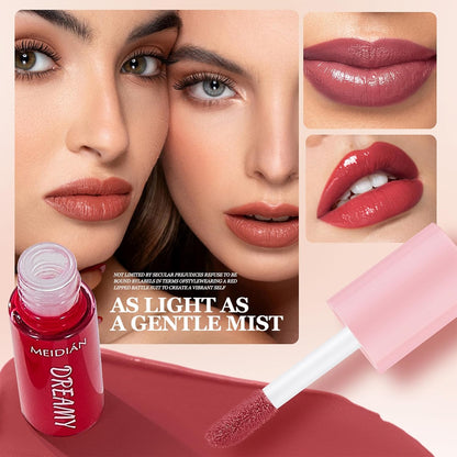 10Pcs Velvet Lip Oil Stain with Non-Transfer Formula