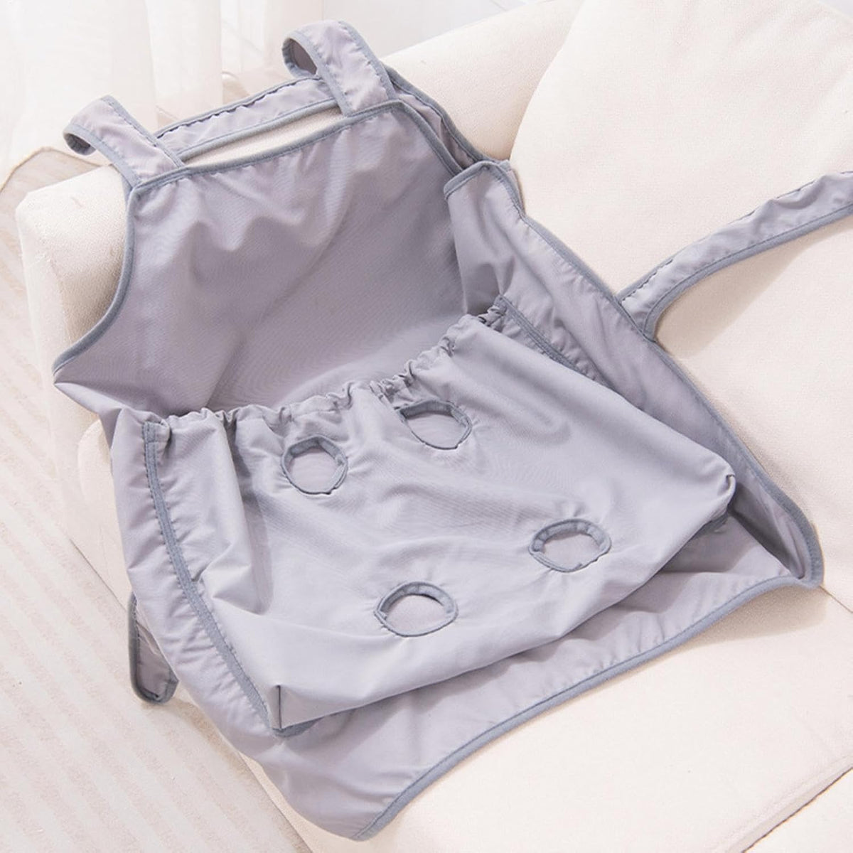 Cat Carrier Apron With Leg Holes, Adjustable Cat Carrier Apron, Cat Sleeping Bag