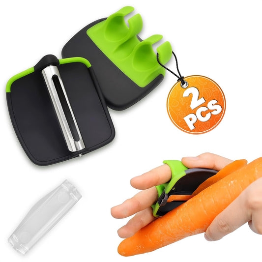 2 Pcs Multifunctional Hand Fruit Peeler
