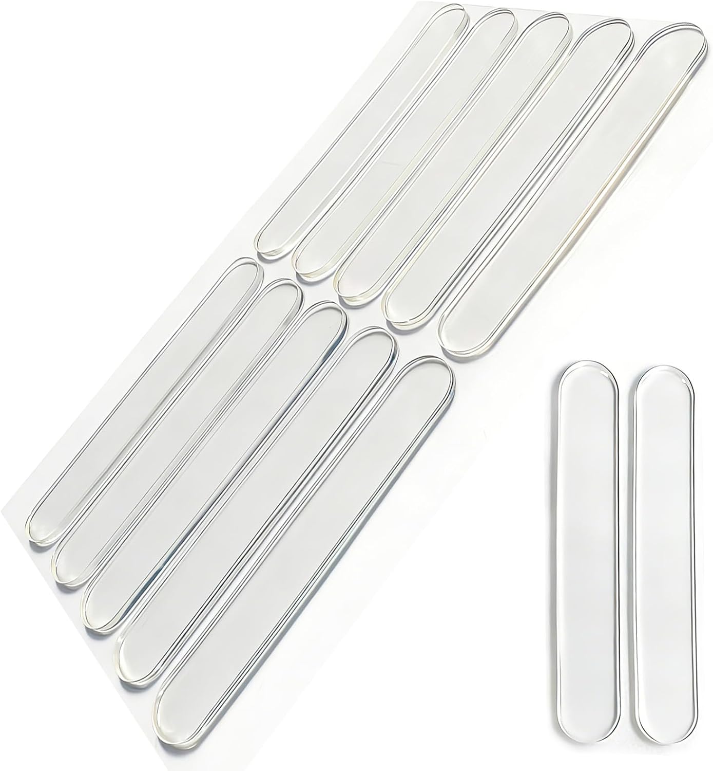 50PCS  Self Adhesive Rubber Bumper Strips