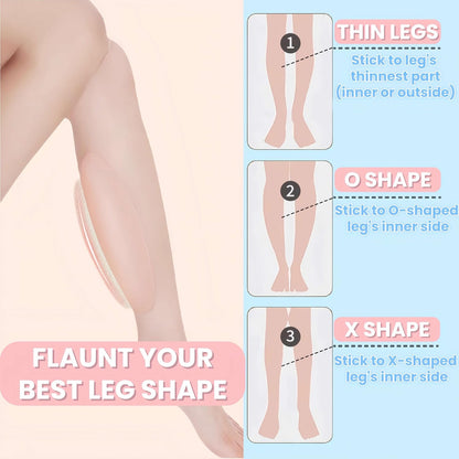 Silicone Adhesive Calf Pads for Skinny Legs
