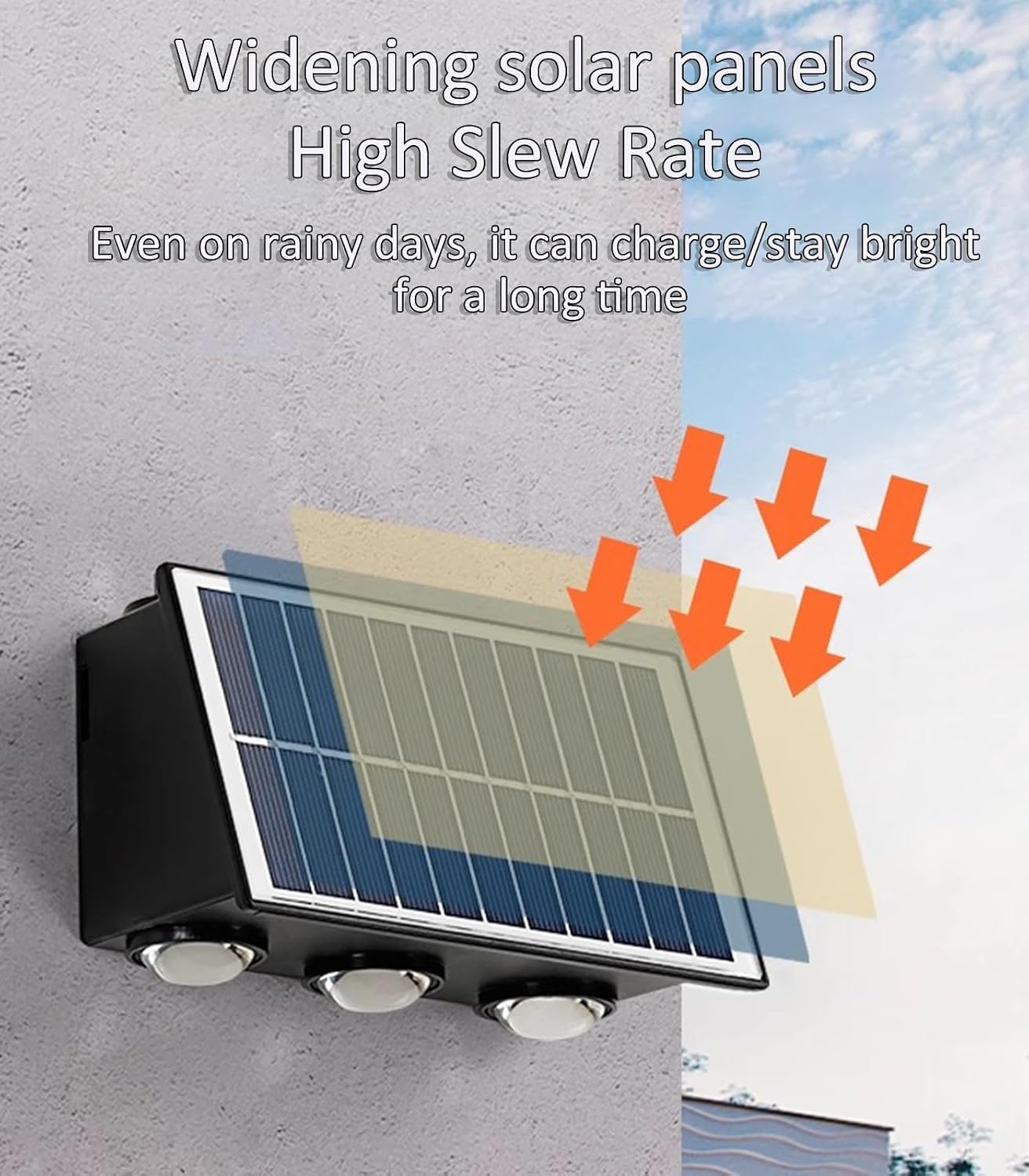 Porch Lights Outdoor Up And Down Illuminated Solar Lights