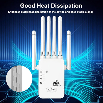 WiFi Signal Extender/Booster – Equipped With 6 Antennas