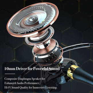 Pro Gaming Earbuds, Professional Iems HIFI Earbuds With External Lavalier Mic