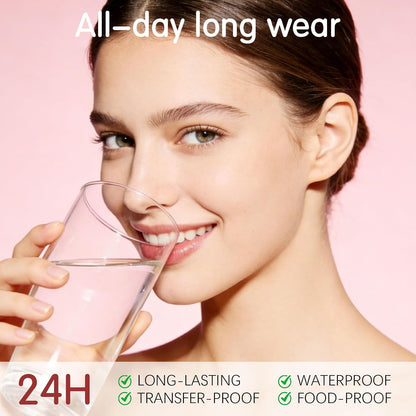 2-in-1 Dual Ended Lip Stain & Lip Oil for Moisturizing & Glossy Finish