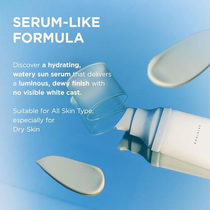Centella Water-Fit Sun Serum UV, Sunscreen SPF 50 with Hyaluronic Acid