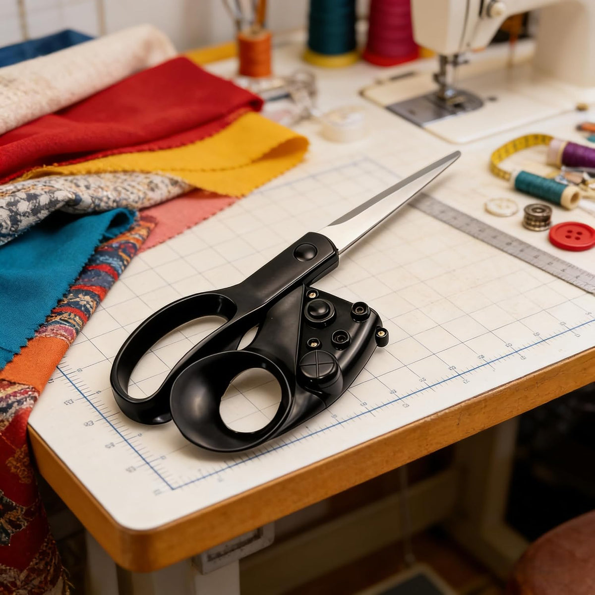 Laser Guided Scissors, Stainless Steel Sewing Shears