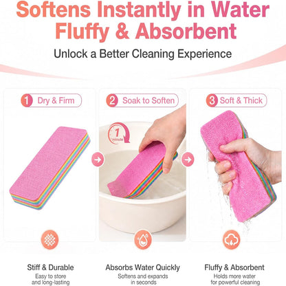 24-Layer  Tearable Multi-layer Rainbow Cloth, Easily Rremoves Oil Stains