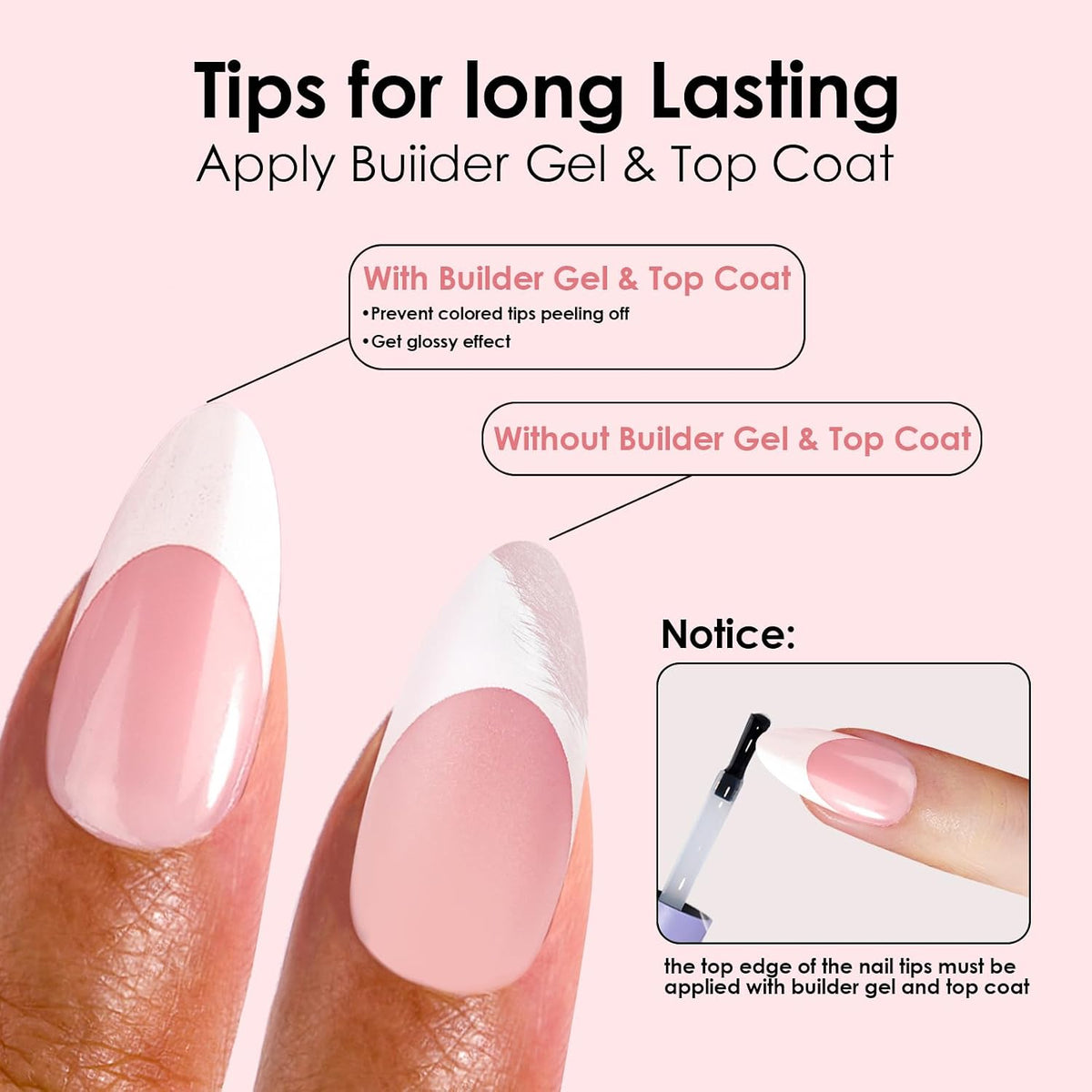Removable Nail Sticker Set - Women's Soft Gel Nail Stickers, 120 Pcs