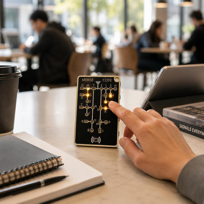 Morse Code Trainer Card Pro