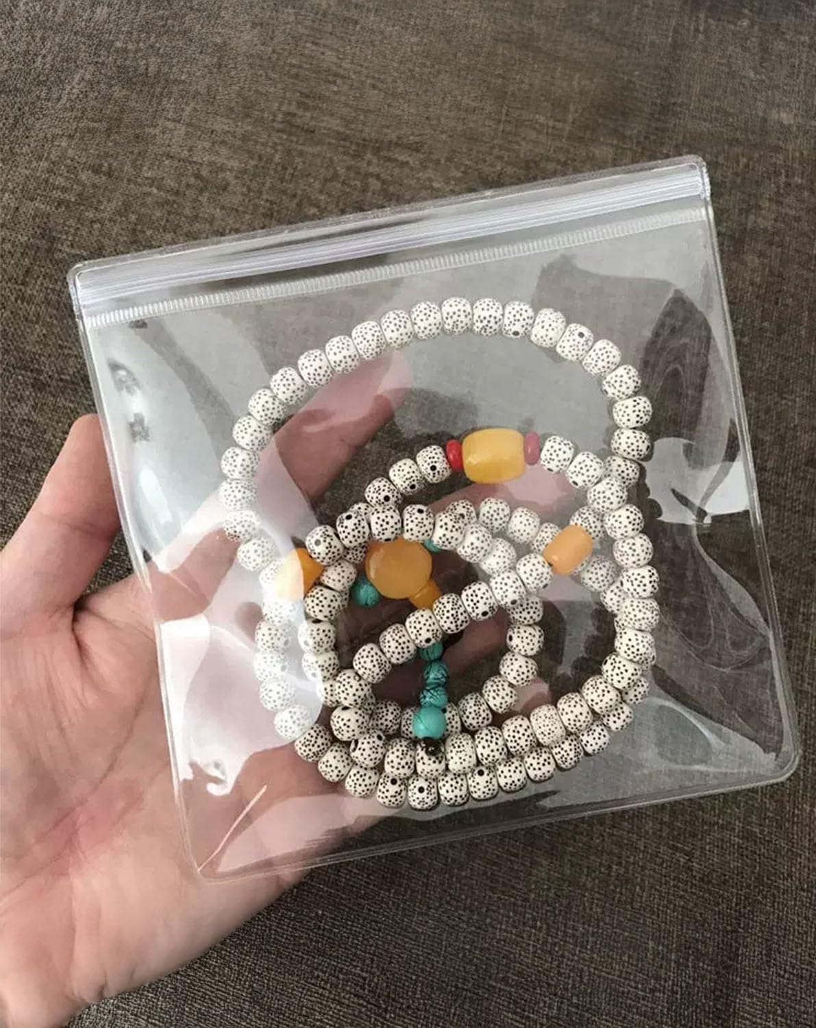 Clear Plastic Jewelry Thick Self Sealing PVC Bags