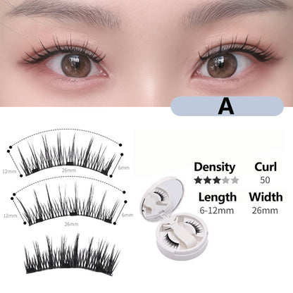 Magnetic False Eyelashes—No Glue Needed, Reusable